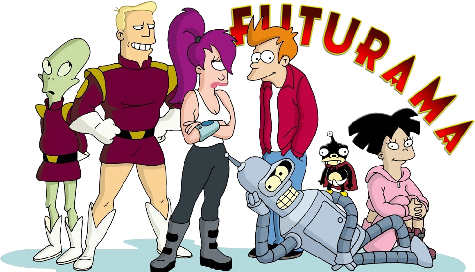 Futurama Png Transparent File - Futurama Logo Png Clipart (1000x562), Png Download