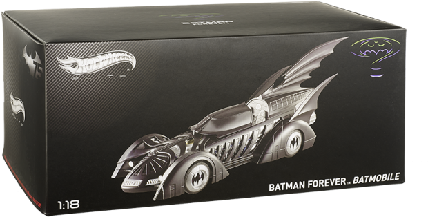 Zoom - Hot Wheels Elite Batman Forever 1 18 Clipart (650x650), Png Download