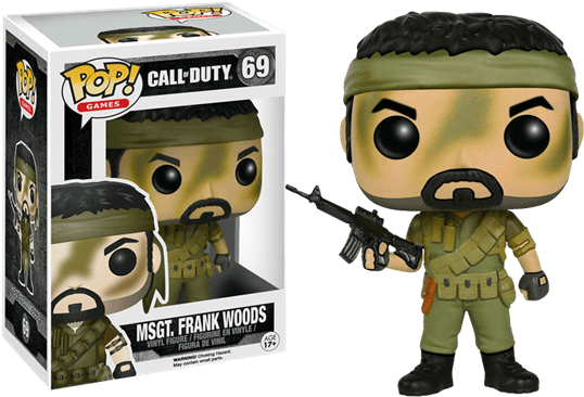 Call Of Duty - Frank Woods Funko Clipart (600x600), Png Download