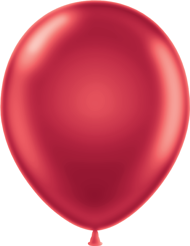 Red Balloons - Rubber Balloon Clipart (800x800), Png Download