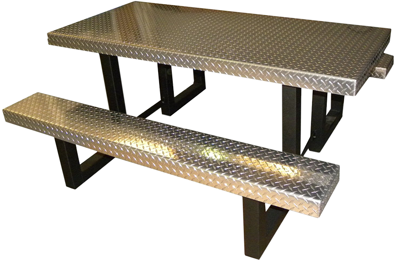 Unique Industrial Picnic Table Picnic Tables Commercial - Outdoor Bench Clipart (800x800), Png Download