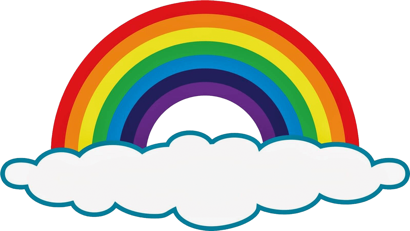 Free Download These Rainbow Clip Art - Color Is The Rainbow - Png Download (1676x961), Png Download