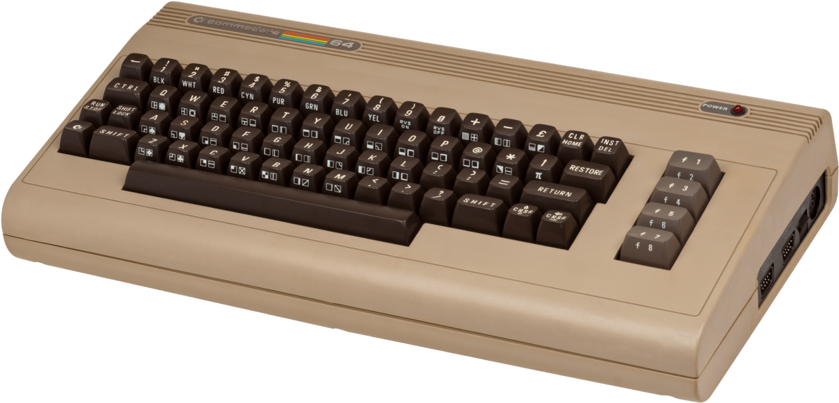 Commodore 64 Value - 3rd Generation Of Computer Keyboard Clipart (1280x654), Png Download
