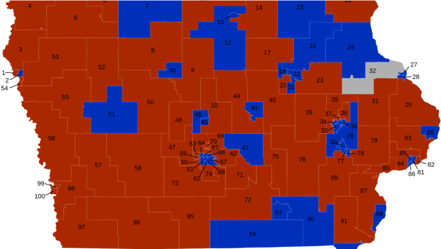 Although The Redistricting Process Differs Across States, - Gerrymandering Iowa Clipart (897x494), Png Download