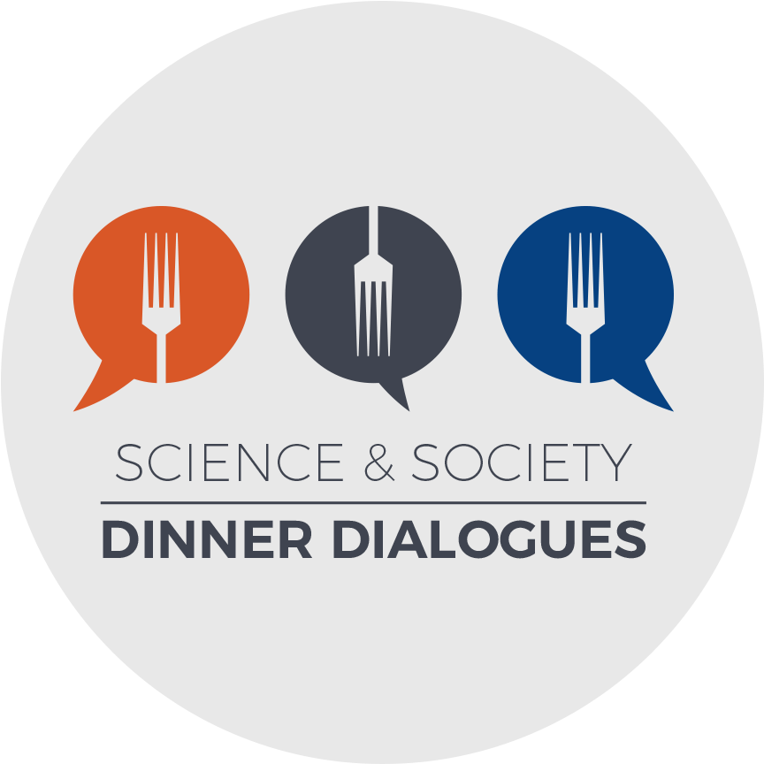 S Dinner Dialogues Duke University Science Society - Graphic Design Clipart (864x864), Png Download