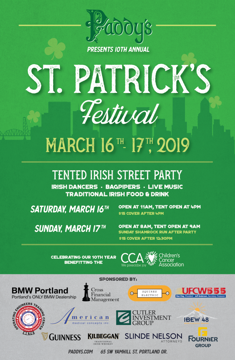 10th Annual St - Poster Clipart (800x1227), Png Download