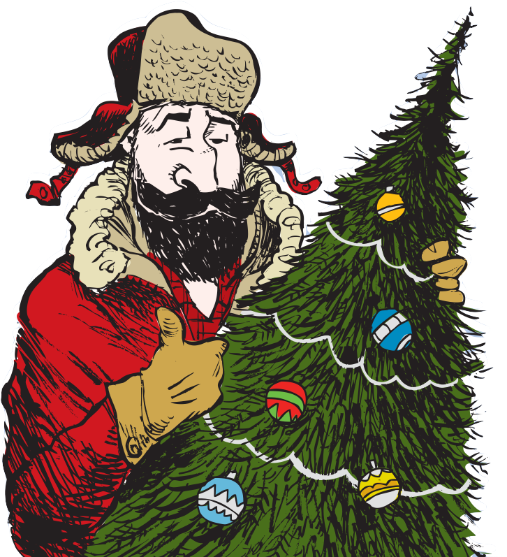 The Glb Holiday Shopping List - Cartoon Clipart (800x884), Png Download