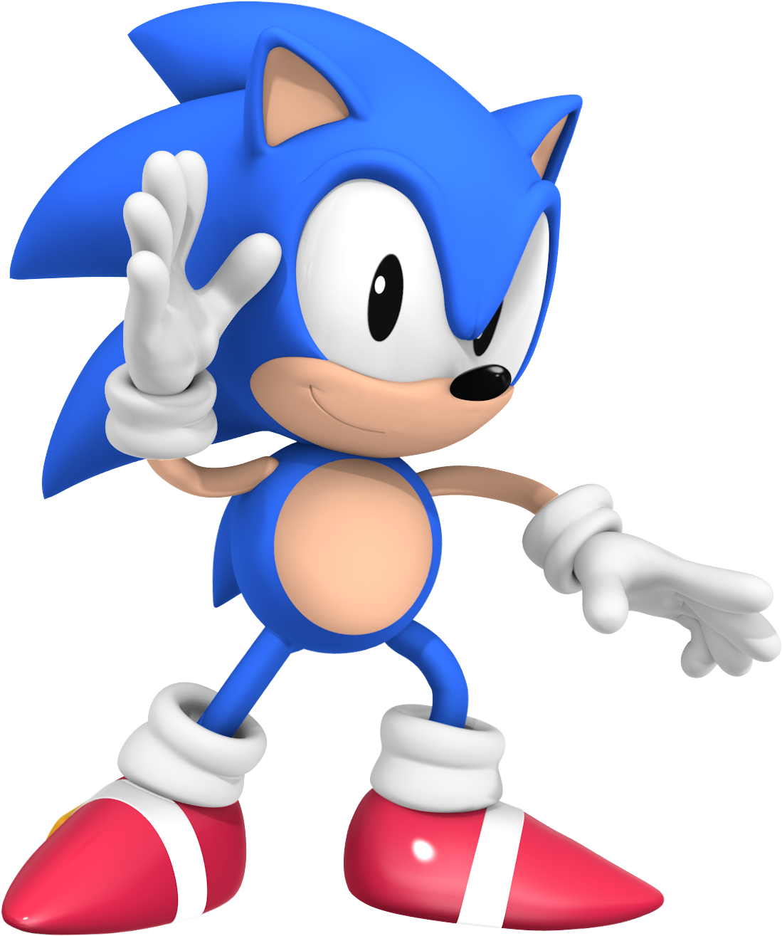 Sonic Classic , Png Download - Sonic Classic Clipart (1099x1315), Png Download
