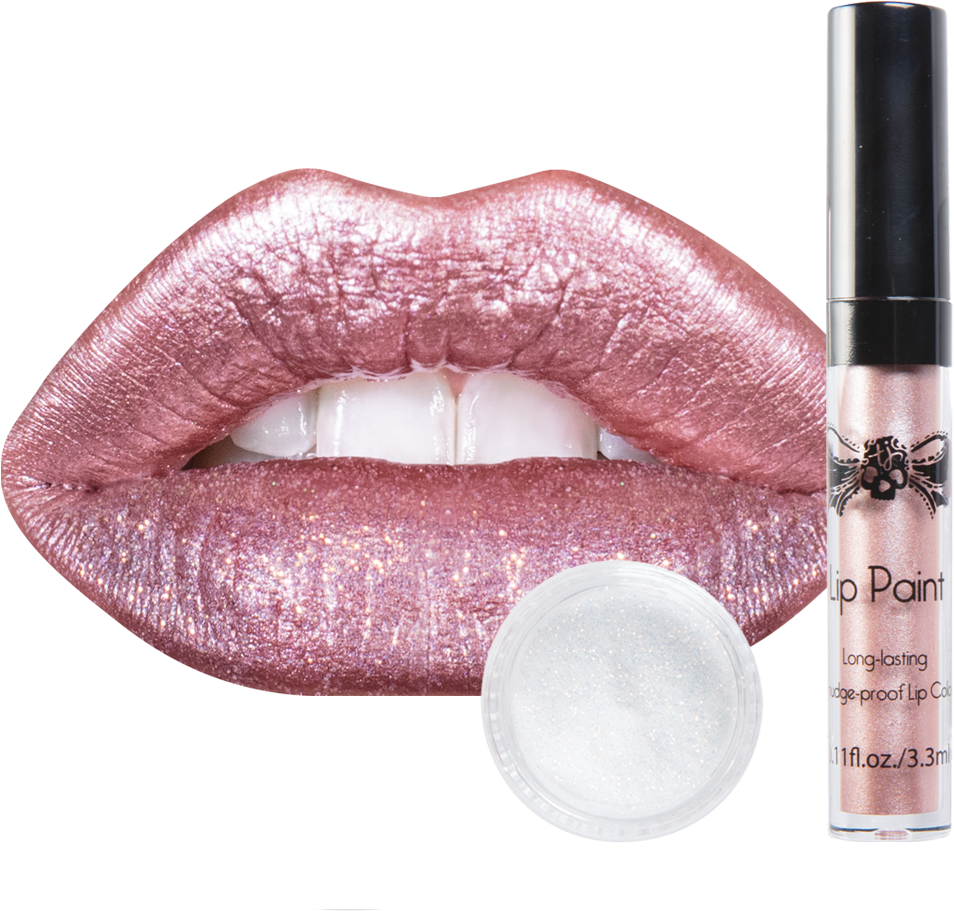False Picture Of Obsessed Metallic Lip Color - Lip Gloss Clipart (1000x1000), Png Download