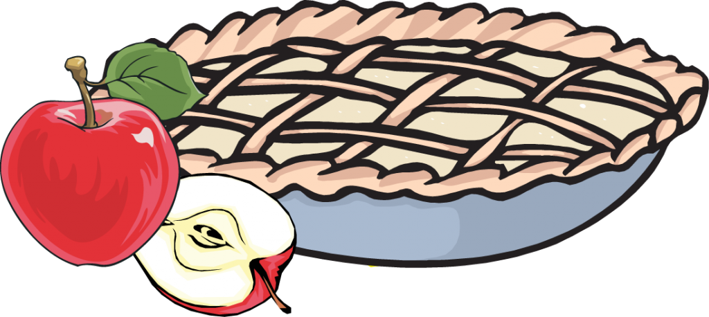 Easy As Apple Pie A Look Back At A Delicious Vegan - Cherry Pie Clip Art - Png Download (1024x458), Png Download