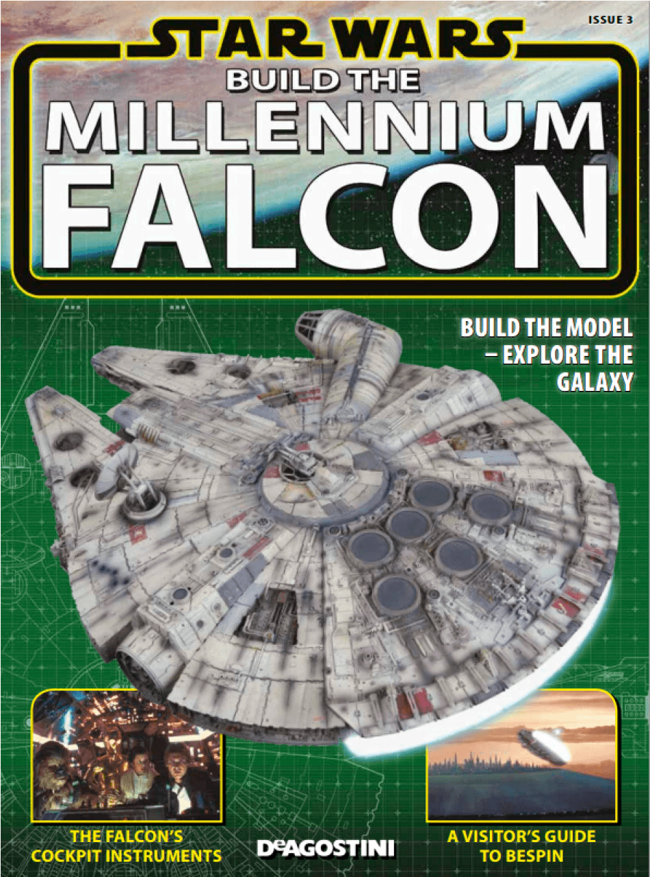 Magazine 3 - Deagostini Build The Millennium Falcon Issue 95 Clipart (1280x1280), Png Download