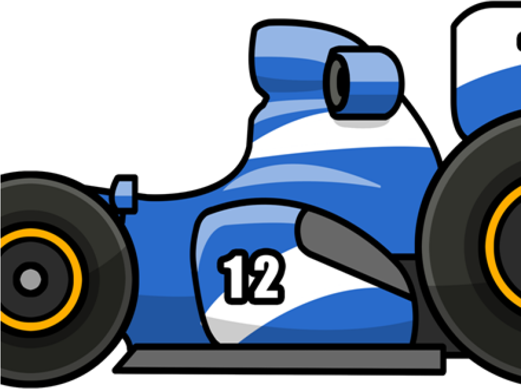 Race Car Clipart Cartoon Race Car Clipart Clipart - Formula 1 Clip Art - Png Download (1025x766), Png Download