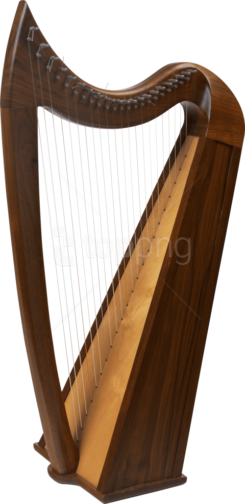 Free Png Harp Png Images Transparent - Irsk Folkemusikk Instrumenter Clipart (480x986), Png Download
