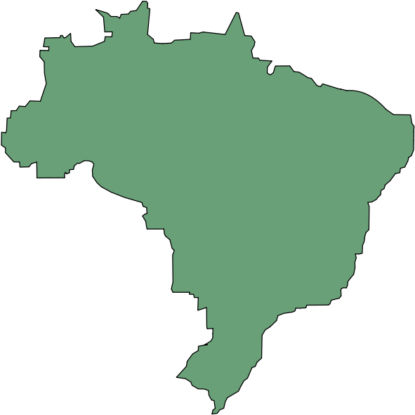 Brazil Marcelo Maps Png - Brazil Map Clipart Transparent Png (637x900), Png Download