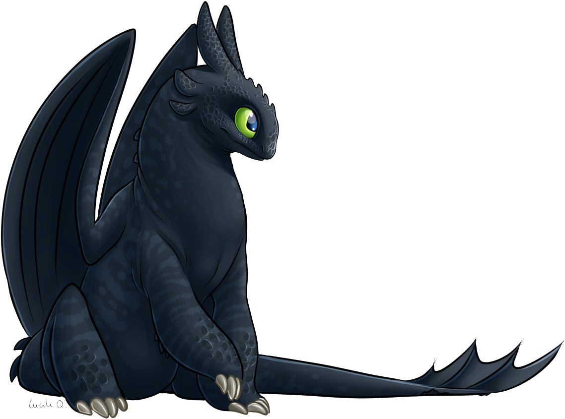 A Toothless Cause It's Been A While I Didn't - Dragon Toothless Sit Clipart (1280x960), Png Download