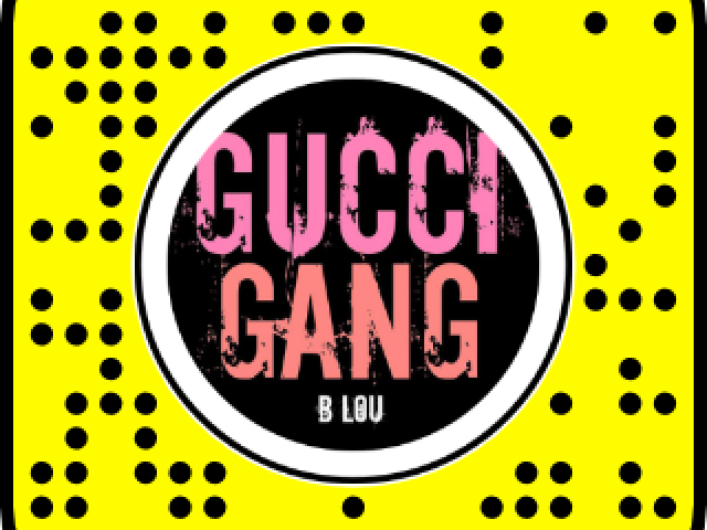 Well Be Right Back Snapchat , Png Download - Snapchat Gucci Gang Filter Clipart (640x480), Png Download