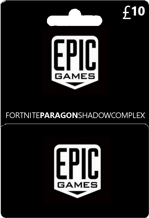 Epic Games Logo Png - Gift Card Epic Games Clipart (530x733), Png Download