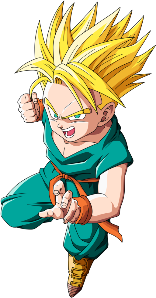 38 Images About Goten And Trunks On We Heart It - Kid Trunks Ssj Clipart (541x1024), Png Download