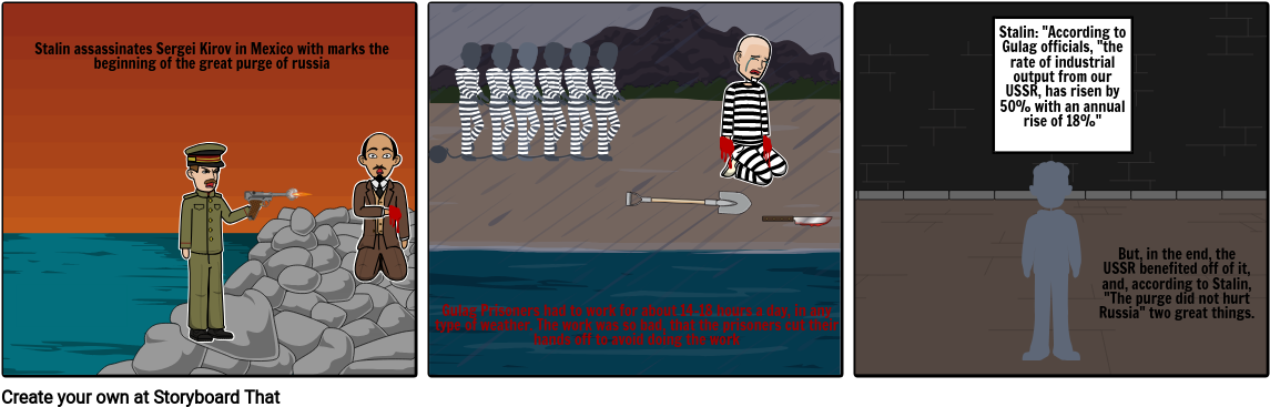 Stalin And The Purge Of Russia - Cartoon Clipart (1165x386), Png Download