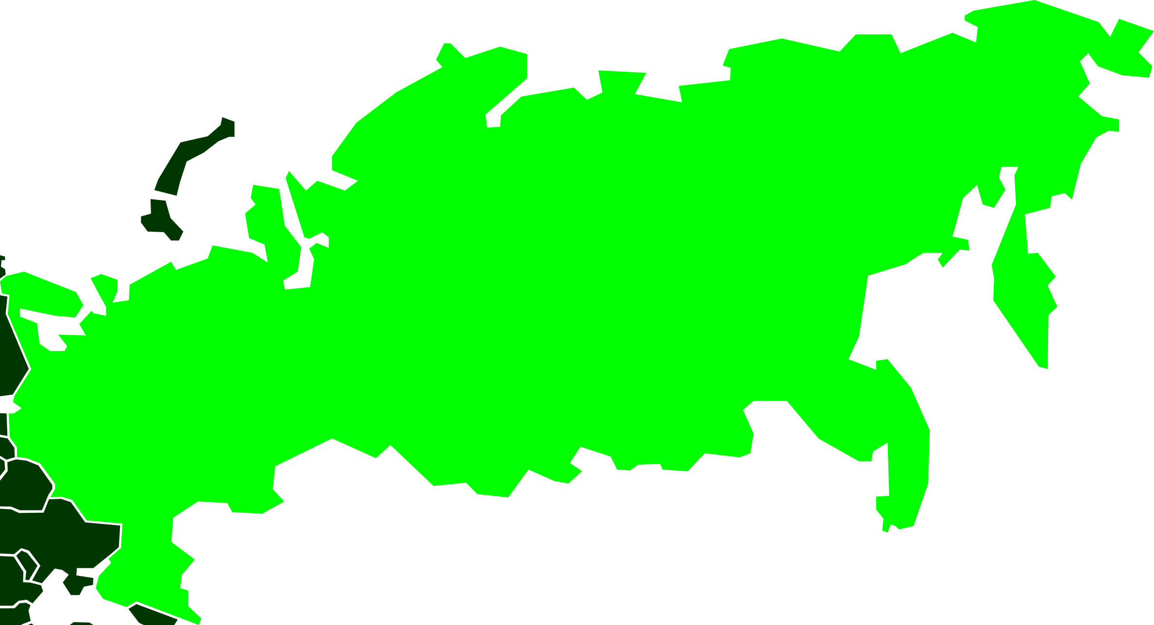 Russia - Polish Speakers In The World Clipart (2376x1287), Png Download