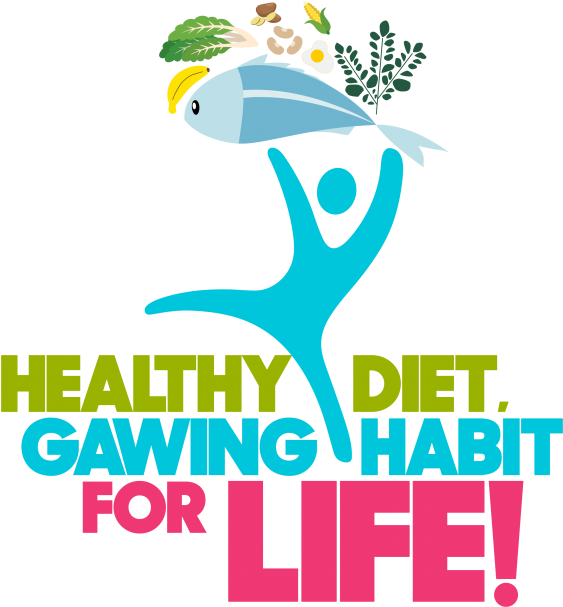 Healthy Diet Gawing Habit For Life Png - Nutrition Month Logo 2017 Clipart (620x620), Png Download