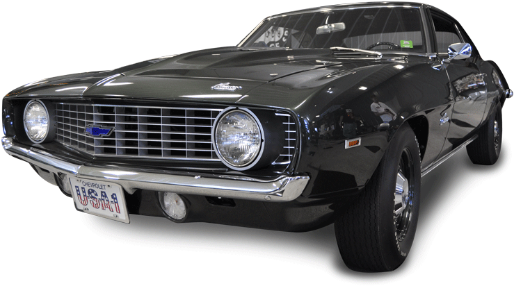 1969b Camaro Zl1 Frn - Antique Car Clipart (900x598), Png Download