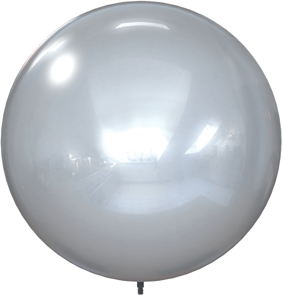 Silver Balloon Png - Balloon Prata Png Clipart (600x600), Png Download