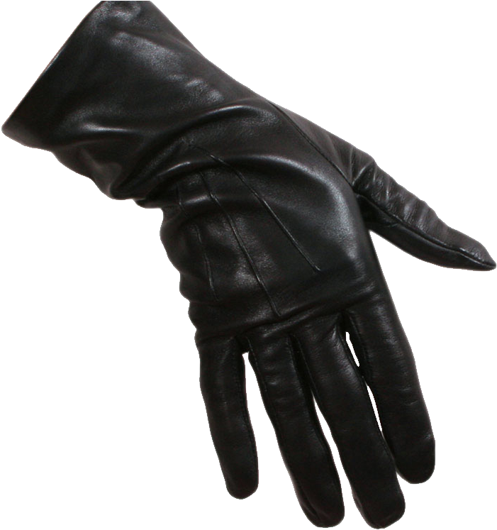 Leather Gloves Png Image - Hand With Leather Glove Clipart (810x1152), Png Download