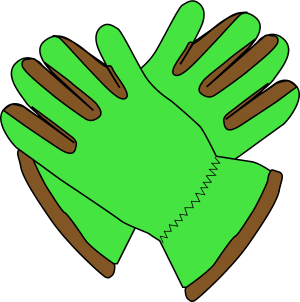 Vector Free Library Gardening Clipground Clip Art Vector - Gloves Clipart - Png Download (600x604), Png Download