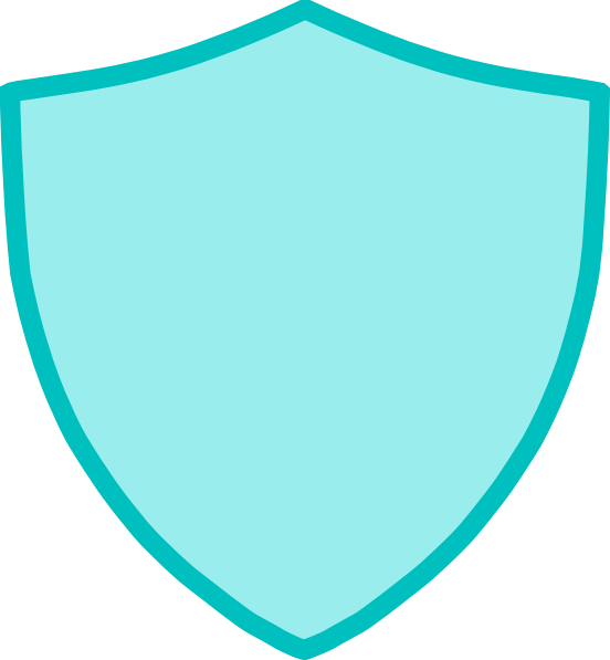 552 X 597 Png 20kb - Shield Clipart Png Teal Transparent Png (552x597), Png Download