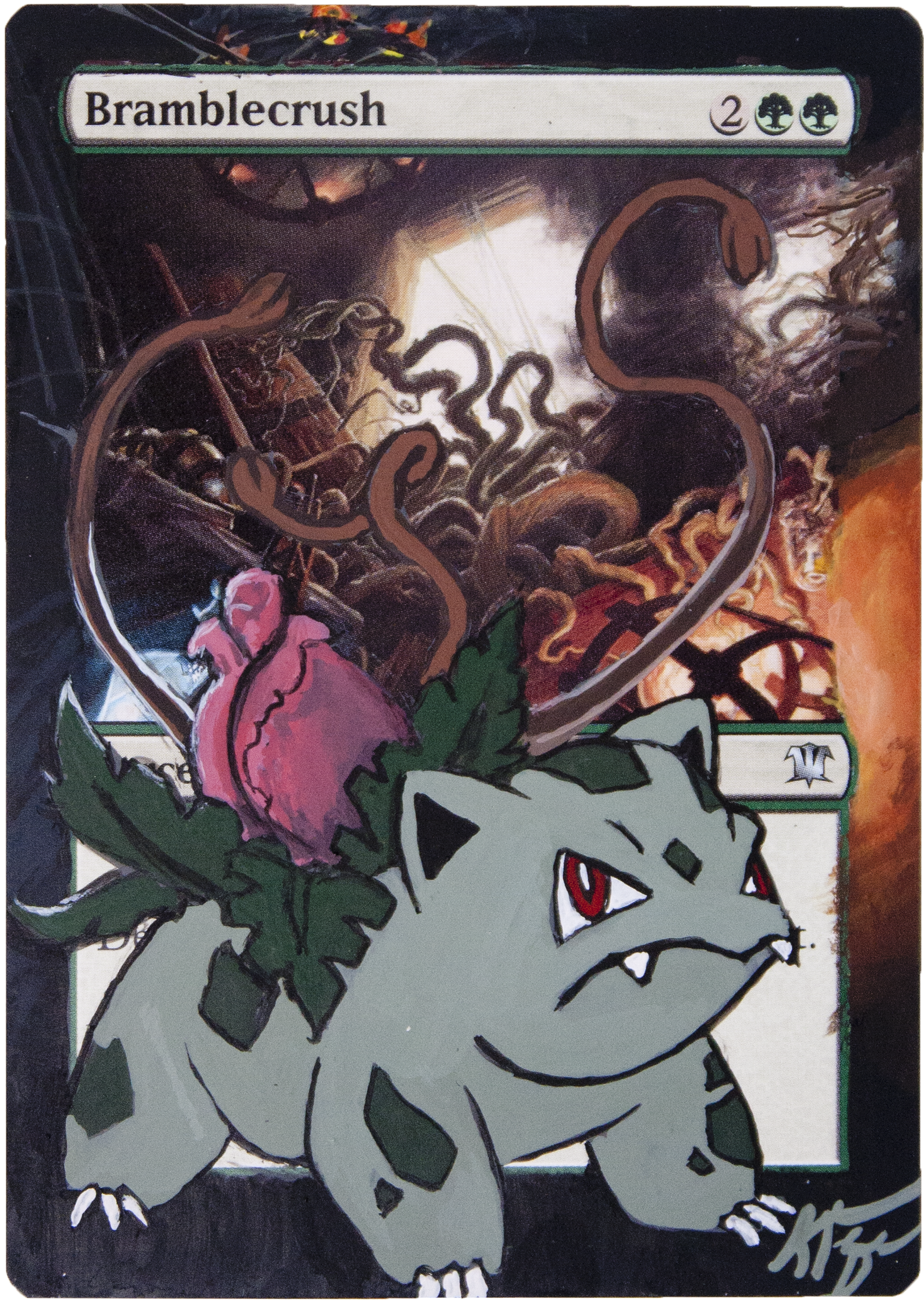 Ivysaur - Mtg Jund Land Destruction Clipart (1741x2418), Png Download