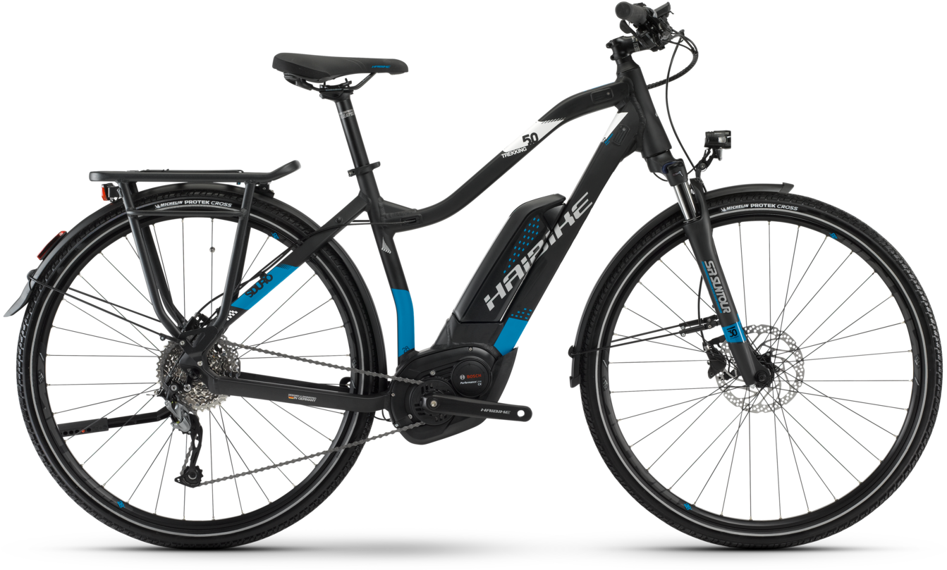 Haibike 2018 Trekking Sduro - Haibike Sduro Trekking 5.0 Clipart (1599x1066), Png Download