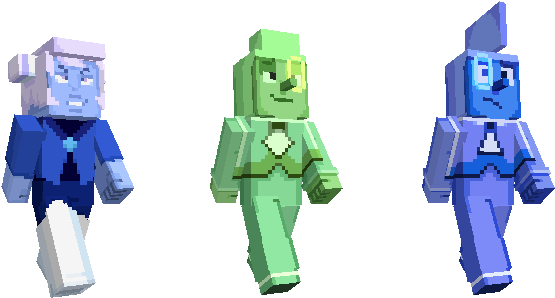 This Mash Up Contains Your Favourite Locations, From - Steven Universe Minecraft Skin Pack Clipart (748x421), Png Download