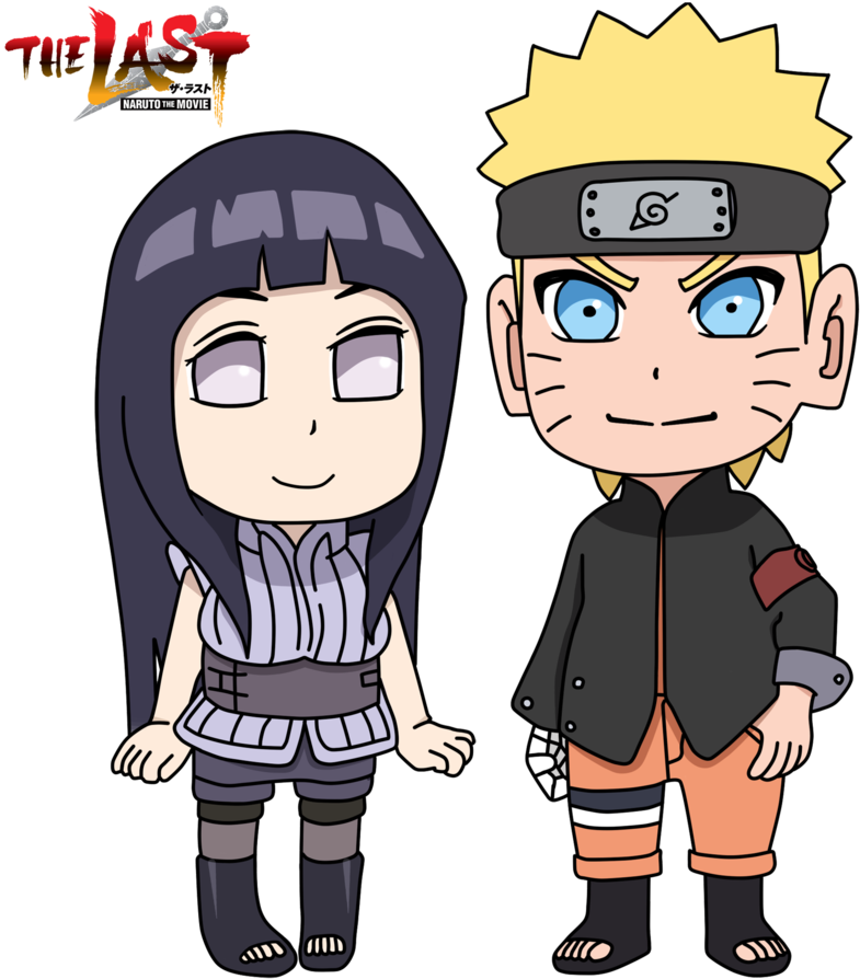Thumb Image - Chibi Naruto And Hinata Clipart (876x913), Png Download