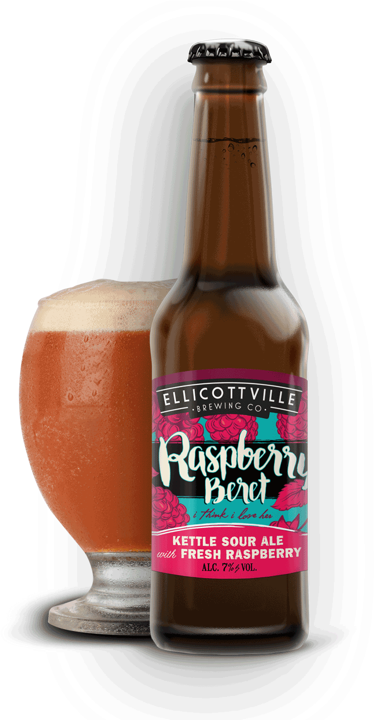 Raspberry Beret Sour Ale , Png Download - Beer Bottle Clipart (728x1401), Png Download