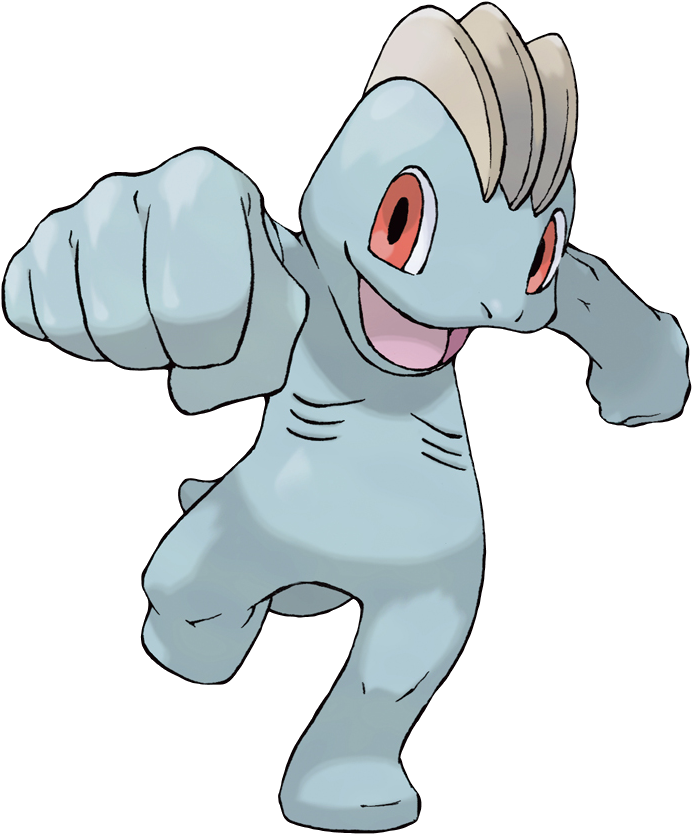 Machop Pokemon Evolution Clipart (833x833), Png Download