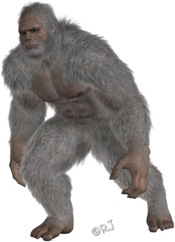 Yeti/sasquatch - Yeti Sasquatch Clipart (662x830), Png Download