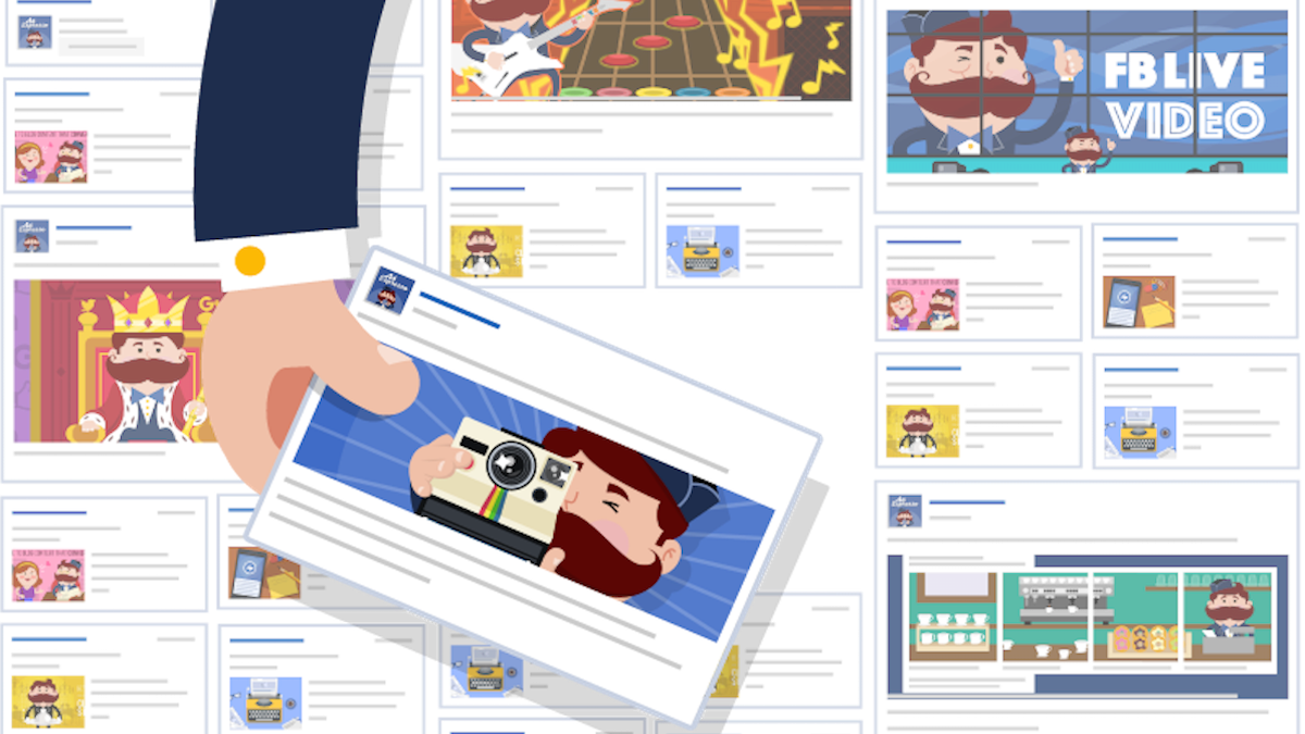 From The Adespresso Website - Instagram Ad Illustration Clipart (1200x675), Png Download