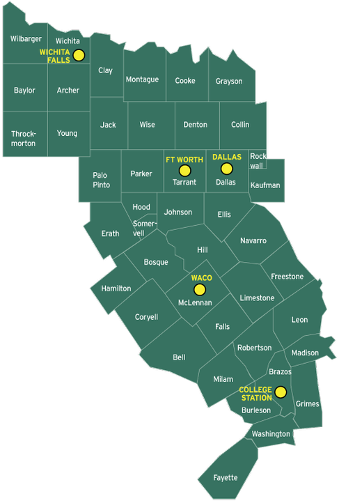 Prairies And Pineywoods East Tournament Map - East Texas Piney Woods Map Clipart (593x768), Png Download