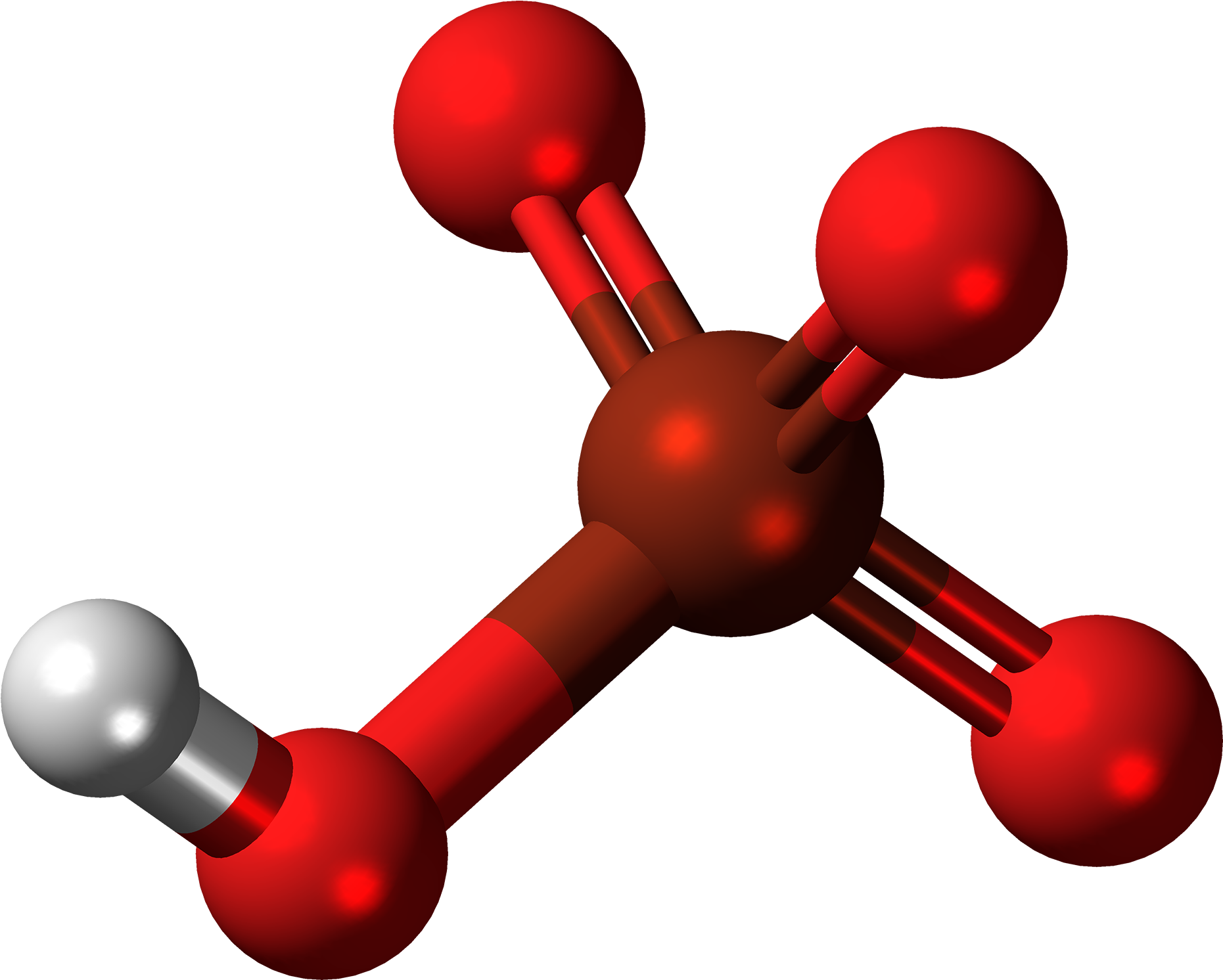 Perbromic Acid Molecule Ball - Bromous Acid Clipart (2000x1631), Png Download