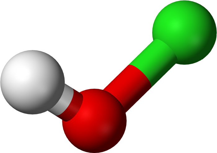 Hypochlorous Ac - Hypochlorous Acid Molecule Clipart (800x600), Png Download