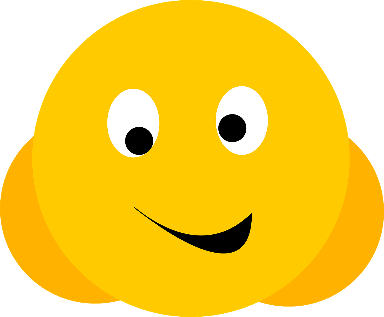 Smiley Face Happy Face Smiling Png Image - Viruses Moving Animations Computer Clipart (1280x1058), Png Download