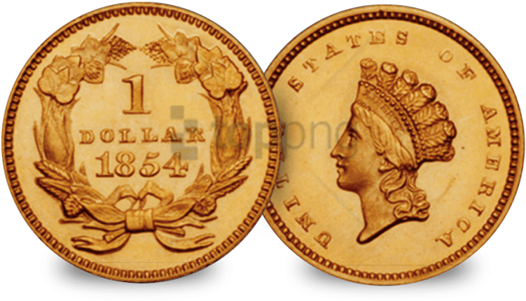 Free Png Indian Gold Coin Png Png Image With Transparent - Coin Clipart (850x516), Png Download