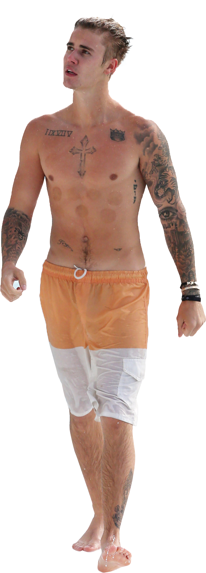 Justin Bieber Topless - Topless Men Png Clipart (1280x1920), Png Download