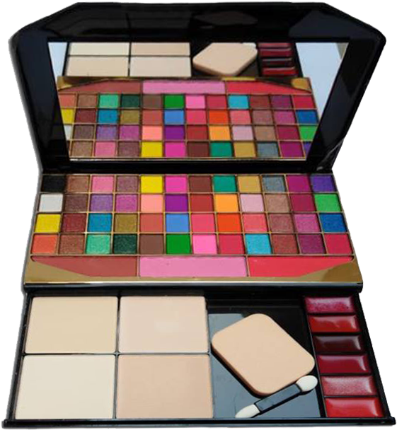 Special Makeup Kit For Girls Beauty - Eye Shadow Clipart (586x621), Png Download