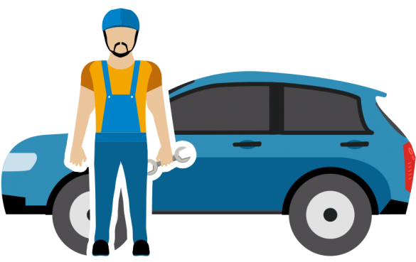 Pintor De Carro Desenho Png Clipart (715x715), Png Download