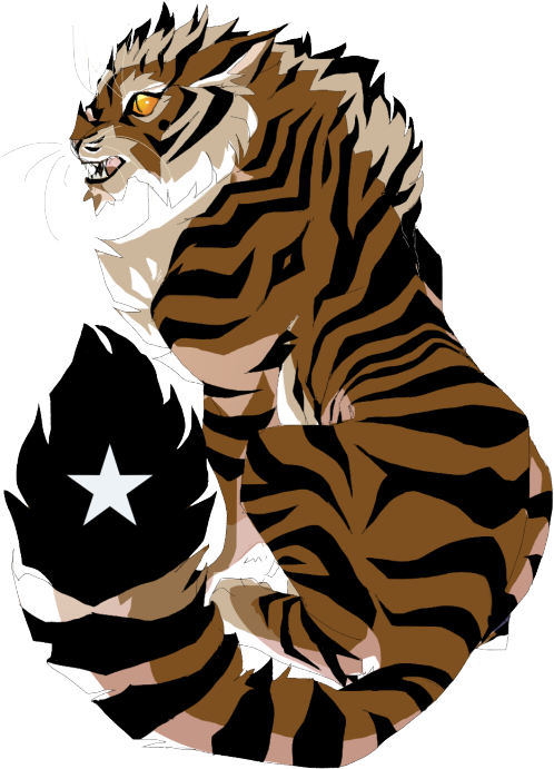 Free Tiger Clipart - Illustration - Png Download (498x691), Png Download