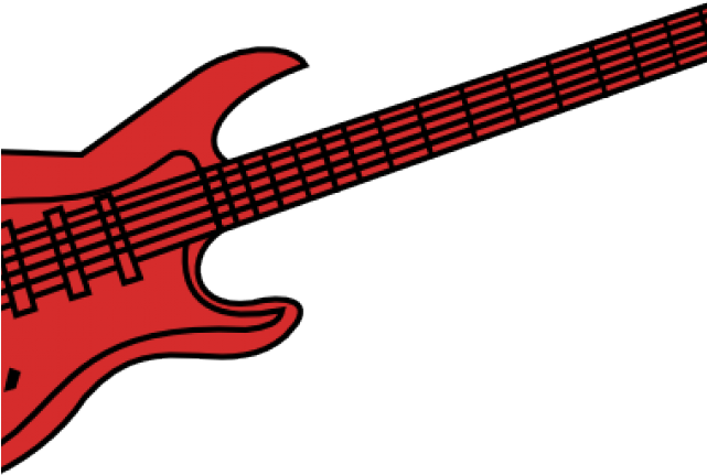 Bass Guitar Clipart (640x480), Png Download