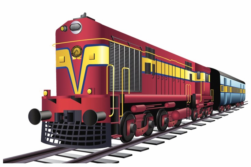 Indian Railways Png , Png Download - Indian Railway Images Png Clipart (820x546), Png Download