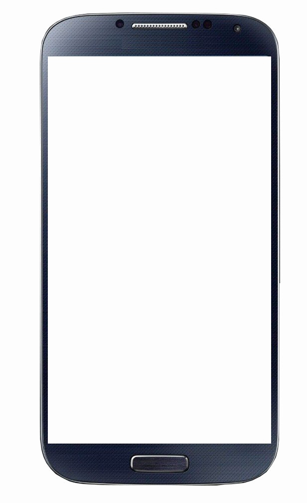 Samsung Frame Png Image Background - Phone Border No Background Clipart (616x1007), Png Download